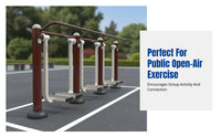 Outdoor Fitness Equipment, Official Chin-Up Bar, Walking Machine, Community Park Walkway Set