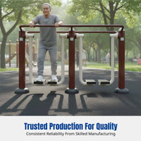 Outdoor Fitness Equipment, Official Chin-Up Bar, Walking Machine, Community Park Walkway Set