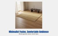 Natural Sisal Rug, Thickened Cotton Linen Woven Mat, Japanese Tranquil Design, Living Room, Bedroom, Tea Room