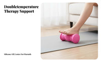 Stretching roller for muscle relief massage.