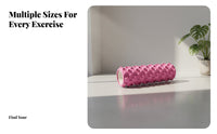 Textured Foam Exercise Massage Roller, Foam Material, Muscle Relaxation, Massage Stick for Leg Shaping