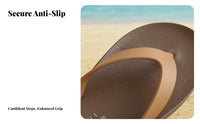 Summer Flip Flops, Fashion Outdoor Beach Sandals, Non-Slip Unisex Slides