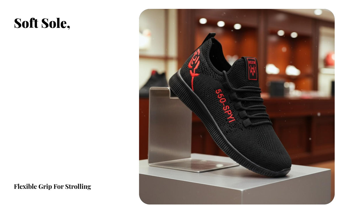 relaxed Mesh strolling Shoes, Women's Soft Sole Slip-On athletic shoes, Breathable Anti-Slip Comfort
