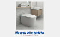 Smart Toilet, Automatic Bidet, Home, High Water Pressure, Large Seat, Warm Air