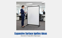 Whiteboard, Pro Vision Series, Original Writing Board, Large Writing Space, Minimalist Design, for Office & Home