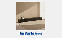 Black TV Stand, Storage Cabinet, Modern Living Room, Integrated Design, 2025, Coffee Table Set