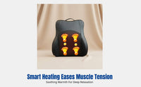 Powerful Massage Pad, Deep Kneading Multi-Functional Electric Pad for Waist, Neck, and Spine