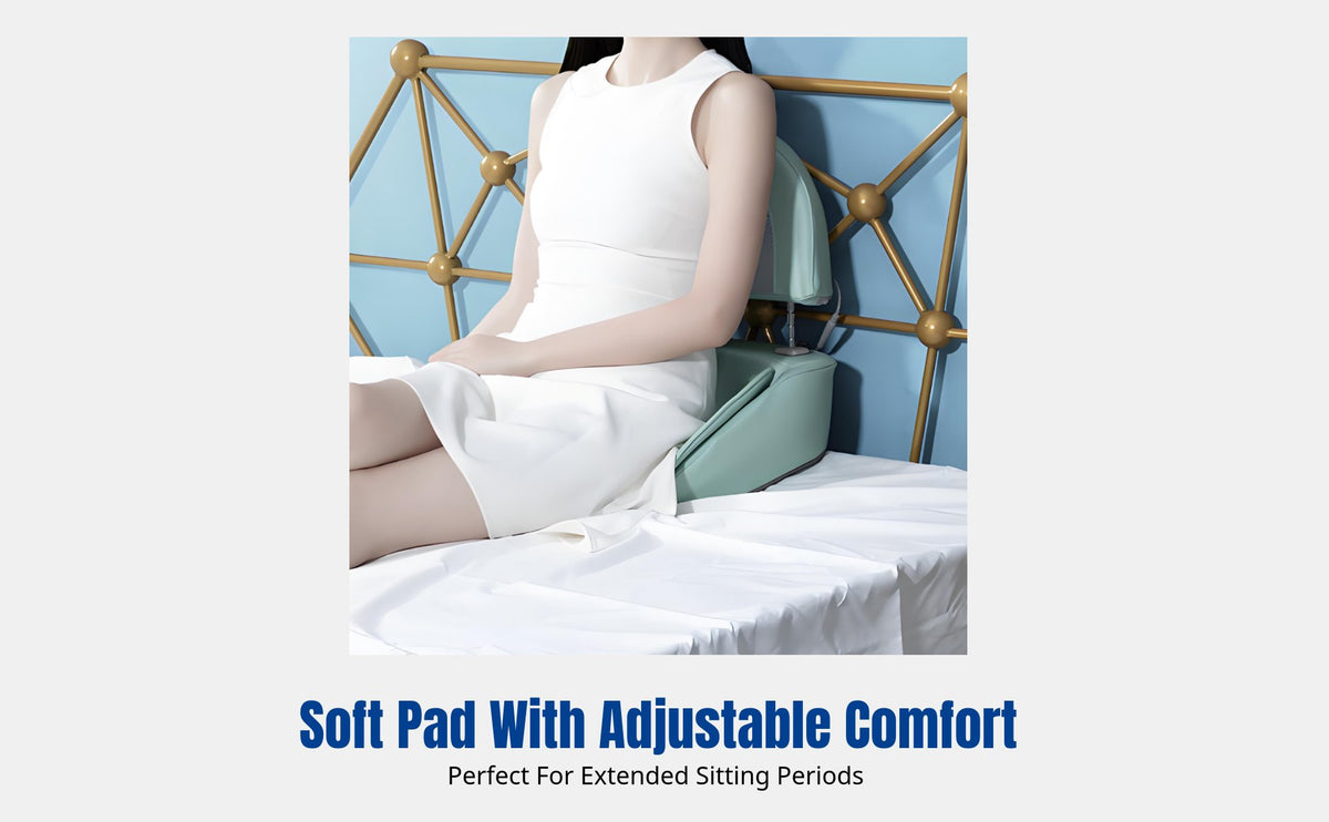 Pelvic Massage Pad, Waist and Spine Support, Foldable Kneading, Heated Compression, Multi-Zone Care