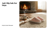 Cotton house shoes, Plush Indoor house shoes, Non-Slip Warm House Shoes for pairs, Autumn Winter Comfort