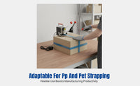 Manual Portable Heat Fusion Strapping Machine, Buckle Tensioner, PP Band, Commercial Packing Tool