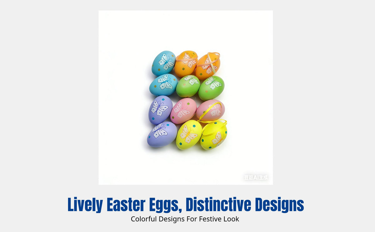 Oval Pattern Decorations, Easter, Party, Wedding, Home, Random Designs