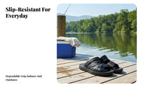 Men's Summer Sandals, Slip-On, Breathable, Anti-Slip, Dual-Wear, Large, Casual Work Shoes