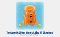 Children's Inflatable Life Jacket, Buoyancy Swim Vest, Arm Floaties, Water Safety Ring Equipment, Random Arm Bands