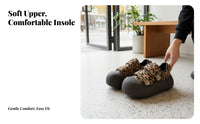 spotted Print elevated Loafers, Women's Retro Thick Sole relaxed shoes, 2025 Autumn New design