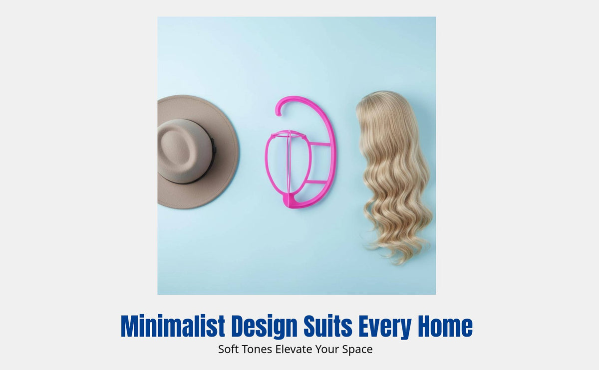 Wig Stand, Hanging Holder, Tall Support for Long Hair, Foldable Storage, Drying Rack