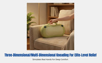 Portable Massage Pillow, Kneading, Multifunctional for Neck, Waist, Spine, 3 Modes