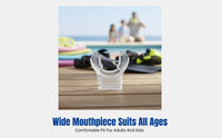 Swimming Mouthpiece, Food Grade Silicone, Soft Universal Fit for Adults and Kids