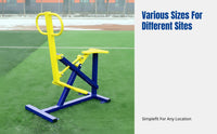 Outdoor Fitness Equipment for Community Recreation Areas, Stainless Steel, Elderly Exercise, Multi-Set Combination, Official Specification