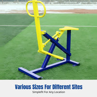 Outdoor Fitness Equipment for Community Recreation Areas, Stainless Steel, Elderly Exercise, Multi-Set Combination, Official Specification