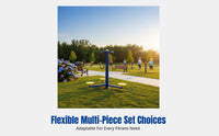 Outdoor Fitness Equipment for Community Recreation Areas, Stainless Steel, Elderly Exercise, Multi-Set Combination, Official Specification
