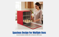 Fermentation Box, Yogurt Maker, Home Incubator, Temp Control, Multi-Tier Rack, Large Capacity, Red Navy