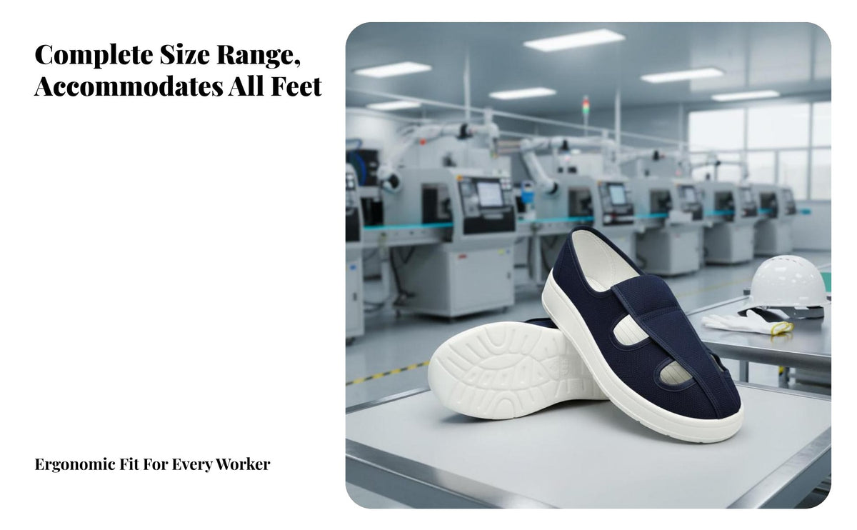 Anti Shoes, PU Thickened Soft Sole, Breathable debris Work Shoes for Men and Women, Summer, Cleanroom, Electronics Factory