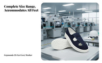 Anti Shoes, PU Thickened Soft Sole, Breathable debris Work Shoes for Men and Women, Summer, Cleanroom, Electronics Factory