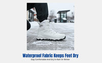 Unisex Winter Boots, Thick Plush, Waterproof, Anti-Slip, Outdoor, Warm