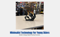 Children's Adjustable Snowboard Binding, Unisex, Foam Leather Strap, Extra Small, Youth Snowboard Accessory