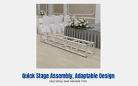 Thickened Aluminum Alloy Frame, Gable Roof Stage Structure, Adjustable Lighting Truss for Weddings, Events, Performances