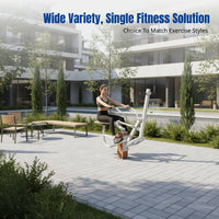 Open-Air Exercise Equipment, Official Standard, Iron & Wood Frame, Community Fitness Path, Full Body Training