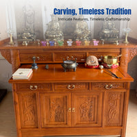 Hardwood Altar Table, Buddhist Offering Table, Chinese Style, Home or Temple