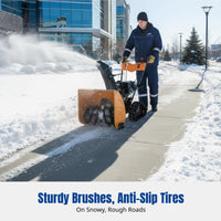 Winter Blower, Full Gear Drive, 14HP Engine, Push Type, Multi-Function, Property Maintenance