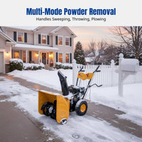 Winter Blower, Full Gear Drive, 14HP Engine, Push Type, Multi-Function, Property Maintenance