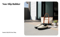 house shoes, Non-Slip Rubber Sole, Plush Lined, Bread Shoes, Winter Home, Women & Men