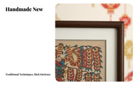 Chinese New Year Woodblock Print Sticker, handmade Yangjiabu Folk Art, Traditional Decorative Wall Hanging