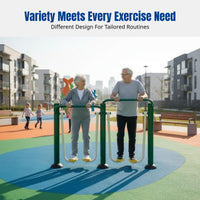 Outdoor Fitness Equipment for Seniors, Community Recreation Area Walking Machine, Durable Galvanized Steel, Multi-Design Exercise Path Equipment