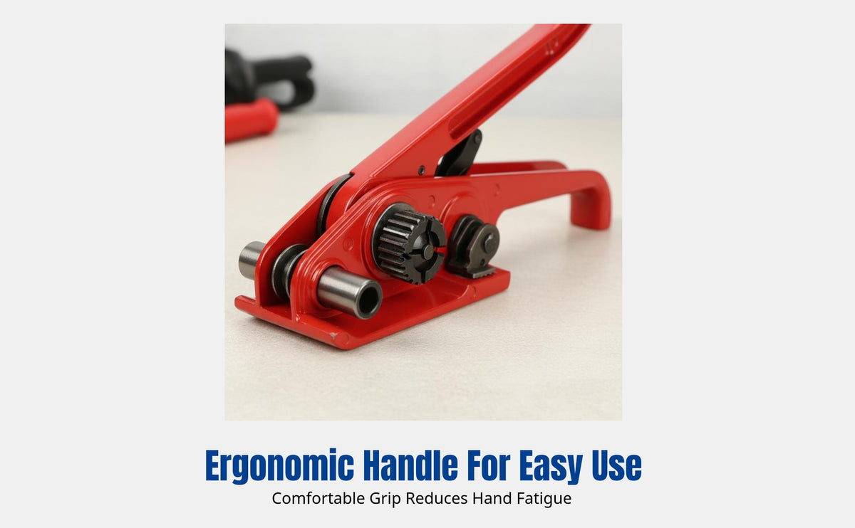 Manual Strapping Machine, Integrated Tensioner, Packing Tool, Steel Band Sealer, Handheld for PPET Straps
