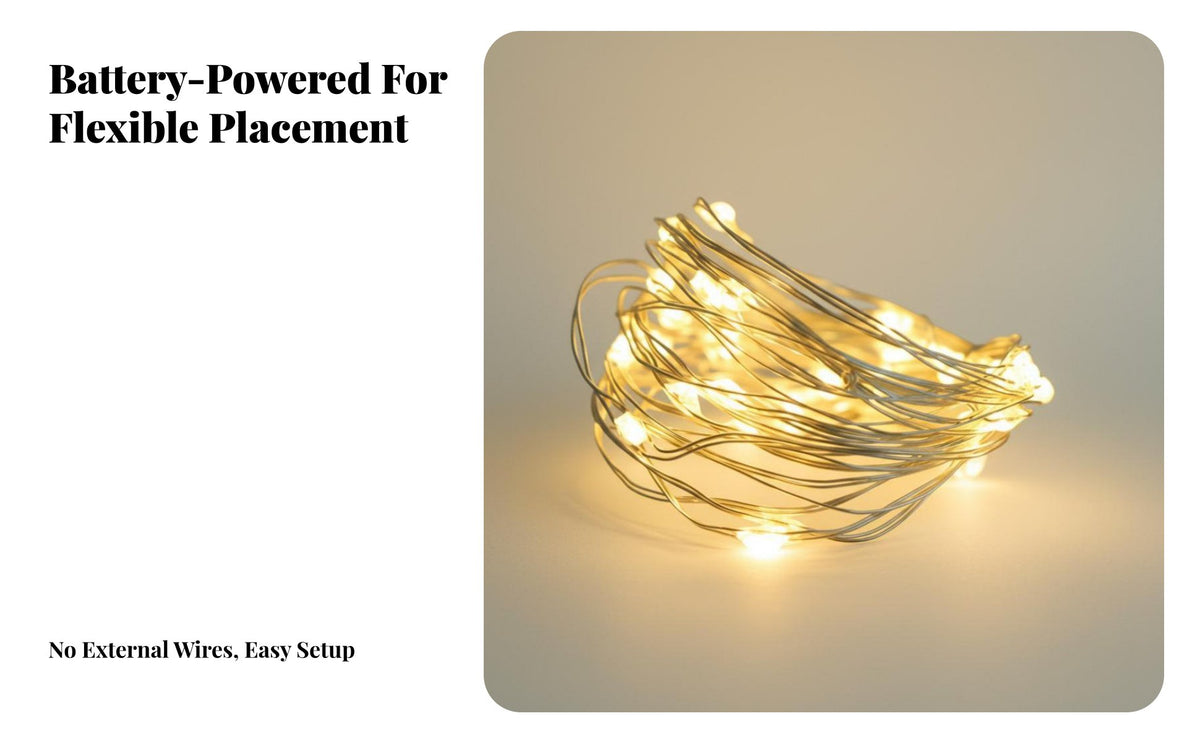 light-emitting diode Mini Copper Wire, Romantic Decoration for Valentine's Day, Cake, flower arrangement