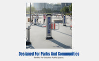 Outdoor Fitness Equipment for Community Recreation Areas, Stainless Steel, Multi-Functional, Elderly, Public Square