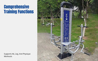 Outdoor Fitness Equipment for Community Recreation Areas, Stainless Steel, Multi-Functional, Elderly, Public Square