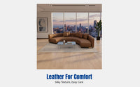 Curved Sofa, Semi-Circular Reception Couch, Modern Minimalist, Office Lounge, Luxury Waiting Area