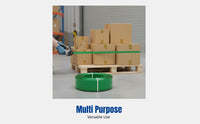 PET Strapping Band, Commercial Grade Plastic Steel Packing Strap, High Tensile Strength, Suitable for Handheld & Machine Use