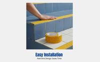 PET Colorful Rubber Granule Anti-Slip Tape, Indoor Outdoor Pool Stair Step, Waterproof Wear-Resistant Warning