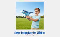 Foam Glider, Ejection Hand-Thrown Flying Toy, Outdoor, Durable, Light-Up for Kids