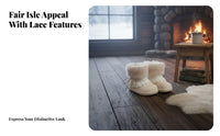 Chic Korean design winter Boots, Plush High-Top Warm shoes, Thick Sole, Lace-Up, Women, Winter