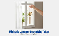 Bamboo Wind Chime DIY Kit, Hanging Decoration, Creative Home Decor, Gift for Companionship, Random Design