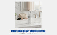 Eyebrow Definer, Double-Ended, Volumizing, Long-Lasting Smudge-Resistant, Twisted Brush for Dramatic Look, Multi-Color for Women