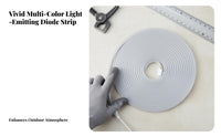 light-emitting diode luminous Strip Light, Flexible 12V Low power Silicone RGB Kit, Waterproof, Outdoor Sign Lighting, Ambience Decoration