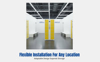 Supermarket Storage Locker, Barcode Access, Electronic Cabinet, Face Recognition, Mall, Steel, Customizable